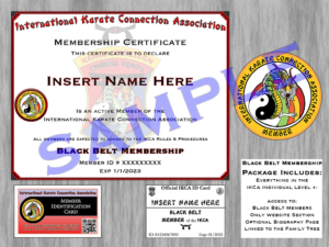 IKCA Black Belt Membership Package